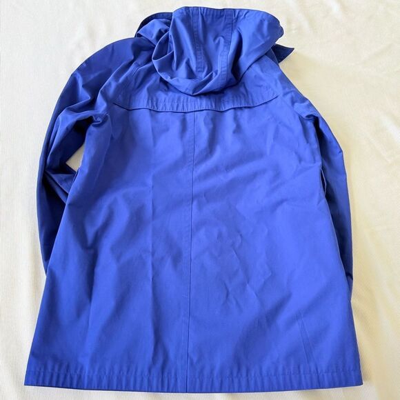 Michael Kors Womens Jacket Trench Coat Rain Windbreaker Casual Blue Large L - Picture 4 of 4